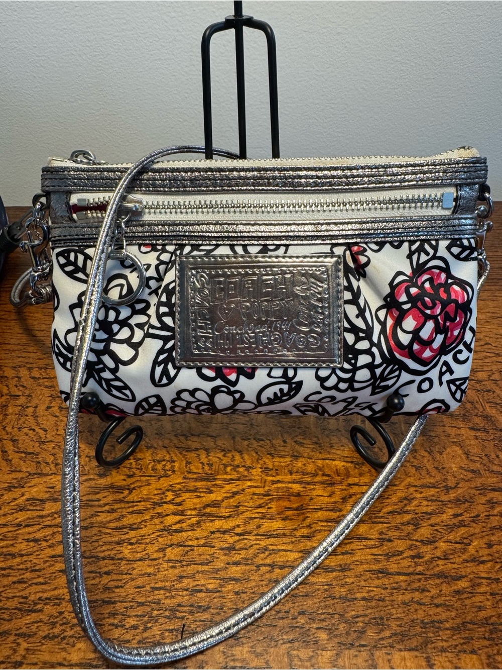 Coach Poppy Graffiti Floral Crossbody Bag